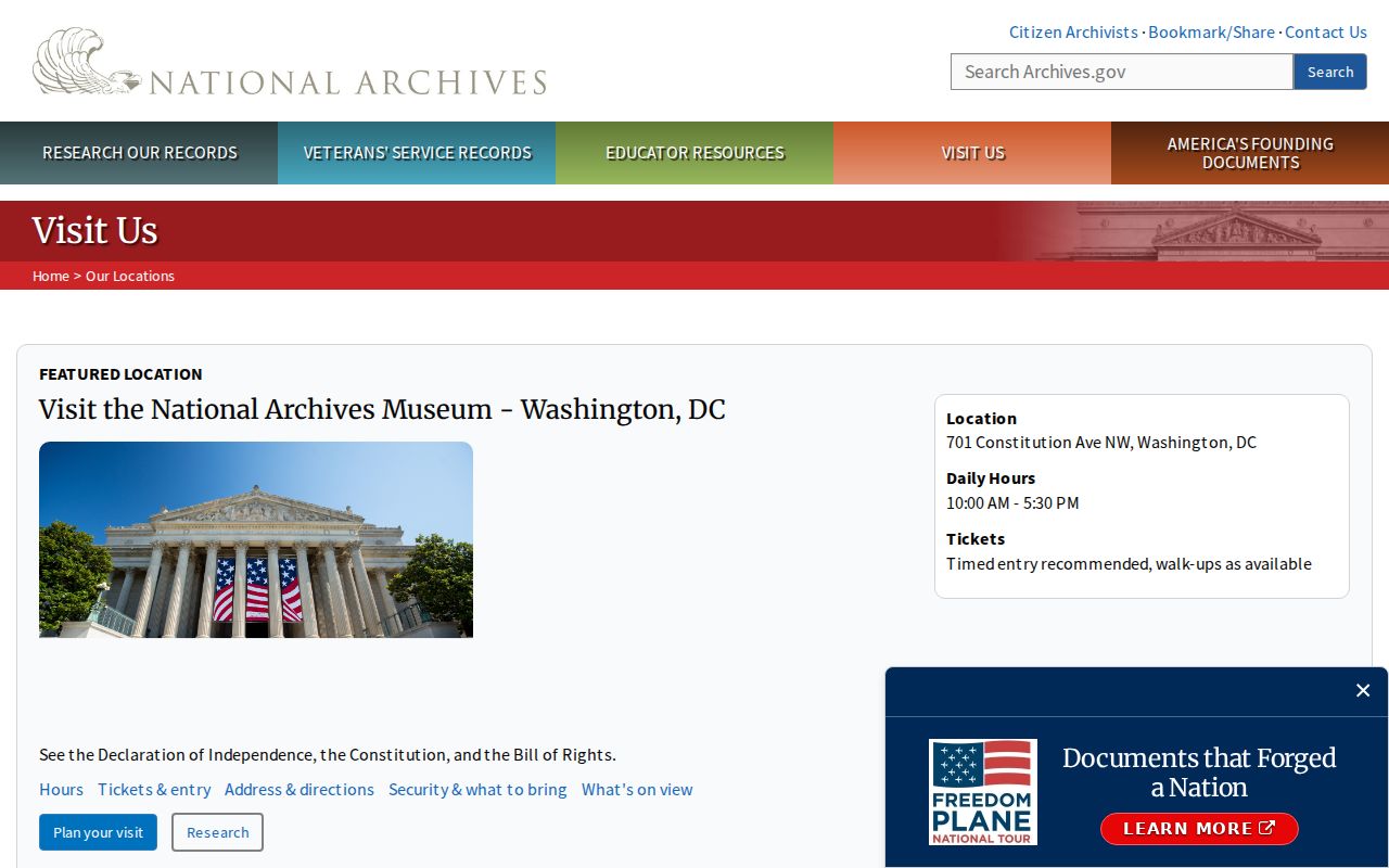 San Francisco city directory and census access at the National Archives
