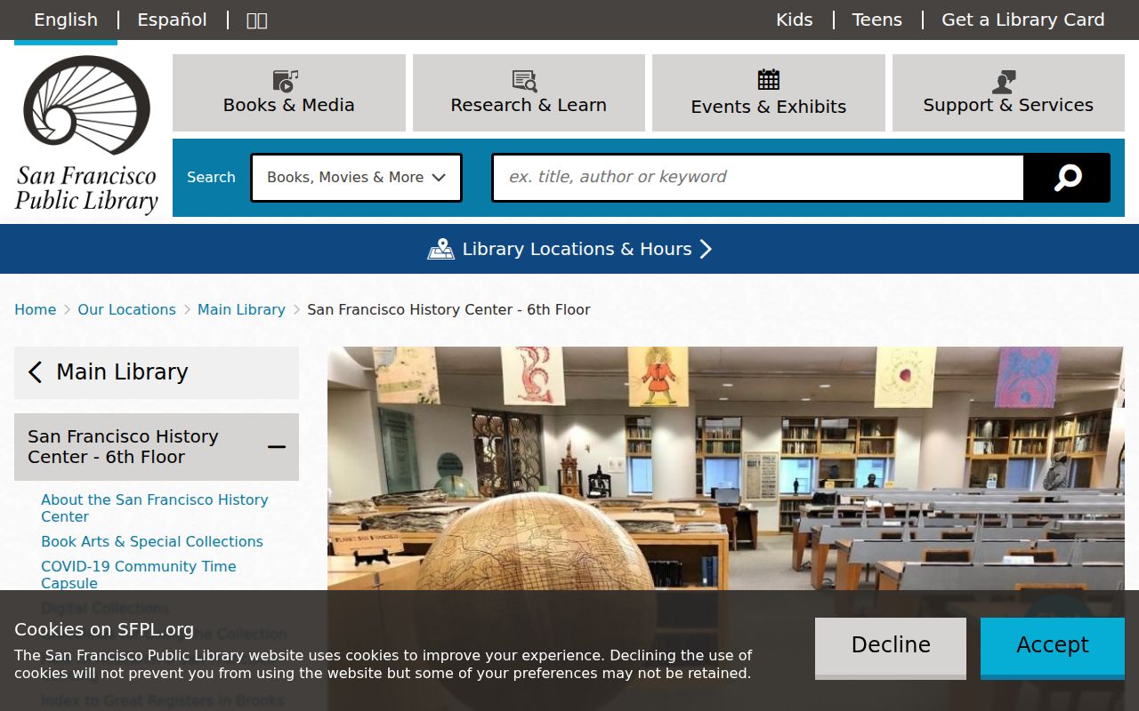 San Francisco city directory research at the San Francisco History Center
